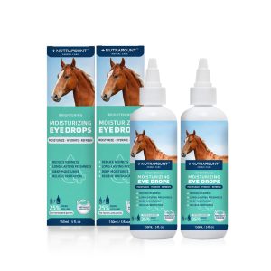 Nutramount Moisturizing Eye Drops for Horses & Ponies – 150 ml, Twin Pack