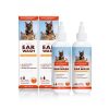 Nutramount Ear Wash for Dogs, Cats & Livestock – 150 ml, Twin Pack