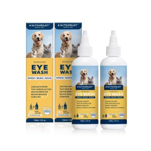 Nutramount Eye Wash for Dogs, Cats & Livestock – 150 ml, Twin Pack